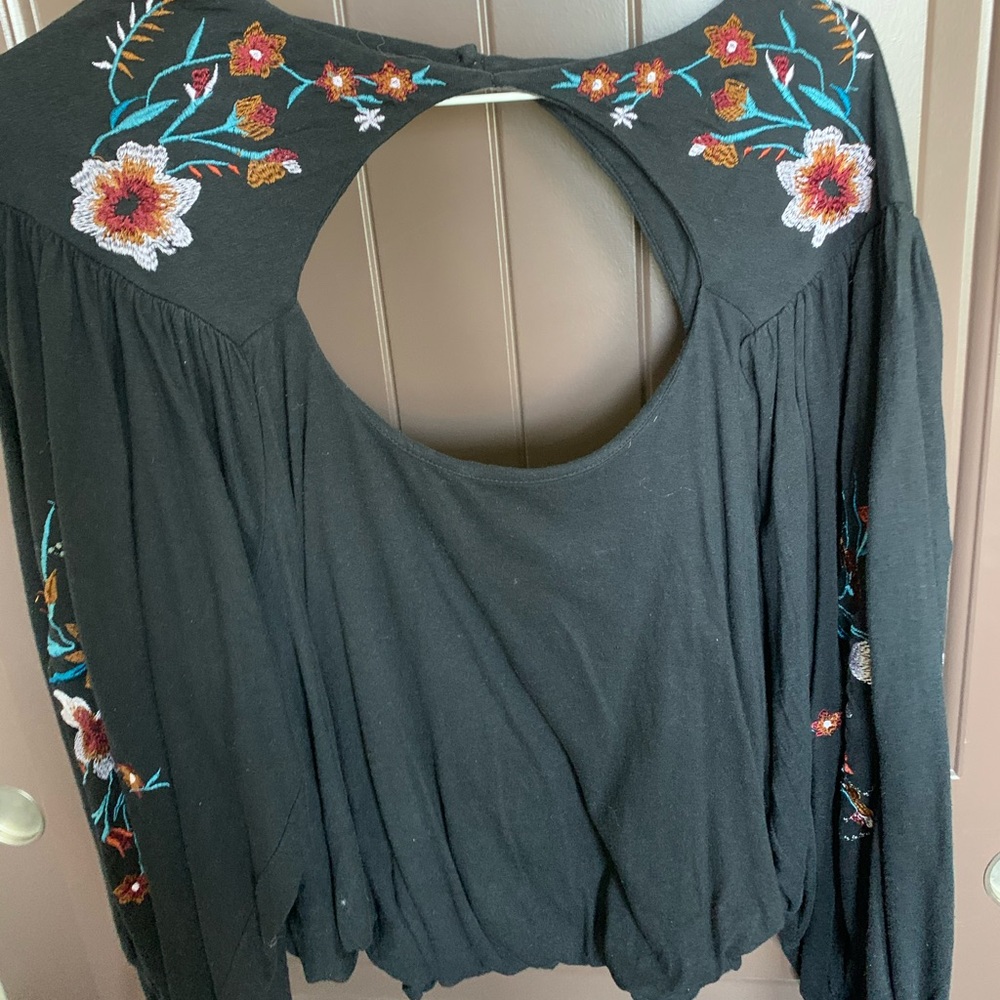 Free People Stitched Blouse